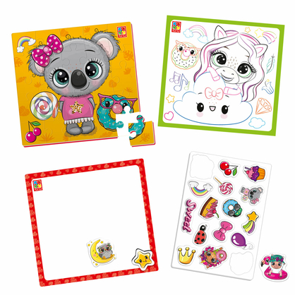 Фото, Відеоогляди набір для творчості vladi toys 4 в 1. пухнастики та солодощі. vt4210-17