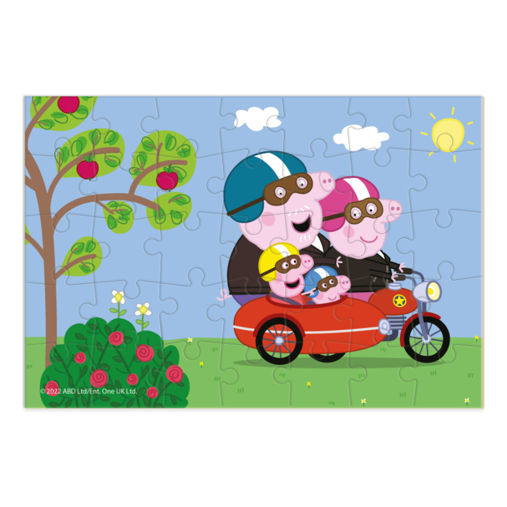 Фото, Відеоогляди пазл-міні dodo peppa pig подорож на мотоциклі