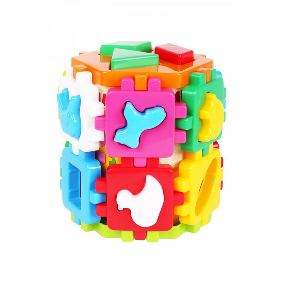 Детская игрушка пластиковая куб Умный малыш Конструктор ТехноК 2001
