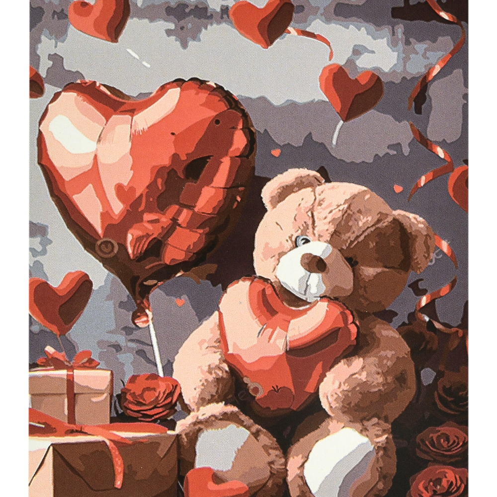 Фото, Відеоогляди картина за номерами strateg преміум подарунок любові з лаком та рівнем розміром 40х50 см (va-4664)