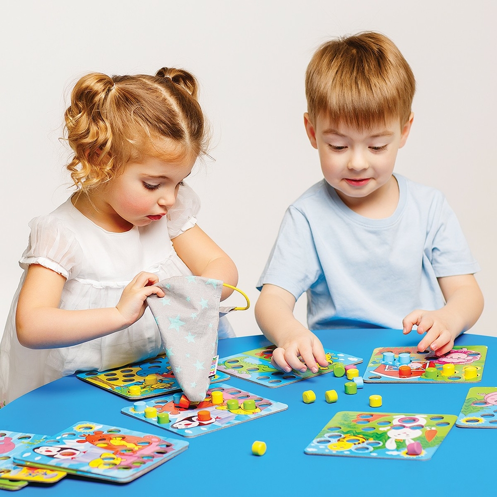 Фото, Відеоогляди дерев'яна мозаїка з мішечком. «ферма» rw4003