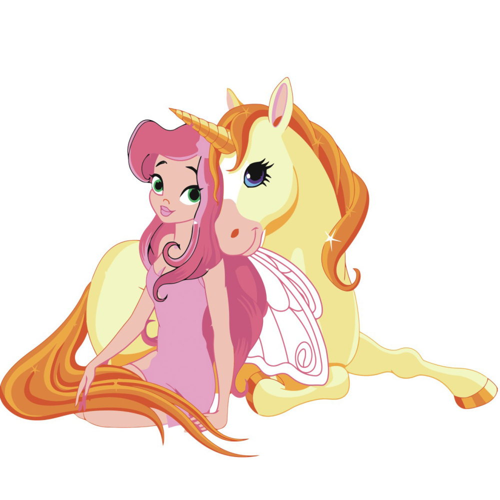 Фото, Видеообзоры картина за номерами strateg преміум дівчинка з єдинорогом з лаком розміром 30х30 см es104