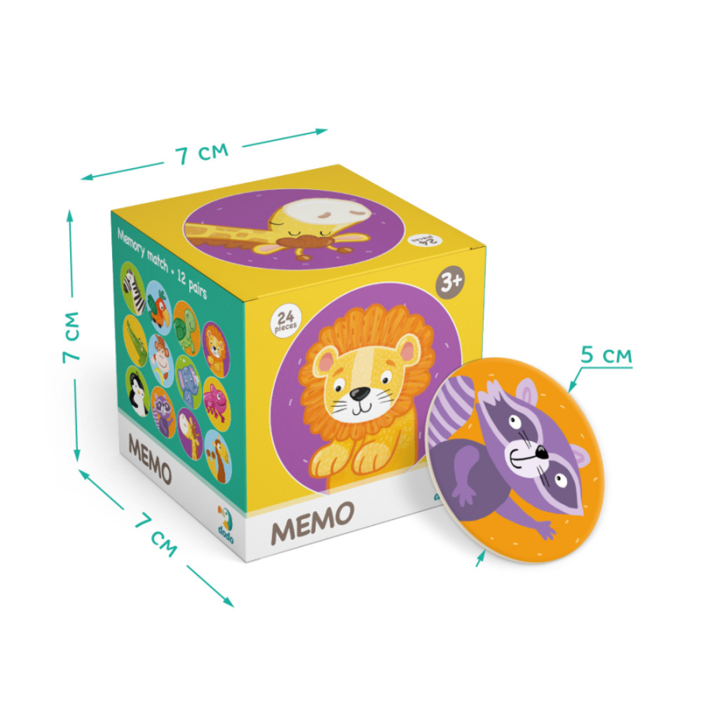 Фото, Відеоогляди настільна гра-мемо dodo дикі тваринки