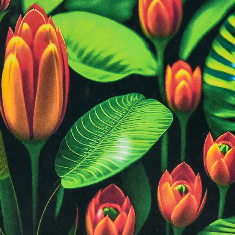 Фото, Видеообзоры алмазна мозаїка strateg преміум екзотика квітів розміром 30х30 см (hee16338)