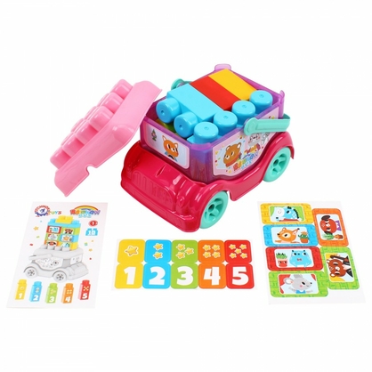 Фото, Видеообзоры іграшка "автобус-конструктор технок", арт.0396