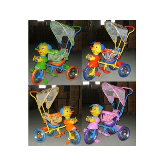 Велосипед триколісний WS820В собака кругла дах, колясочна ручка / 2 /