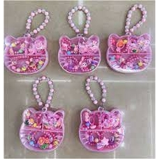 Набір прикрас С63954 (360) 4 види, шпильки, резинки, браслет, каблучка