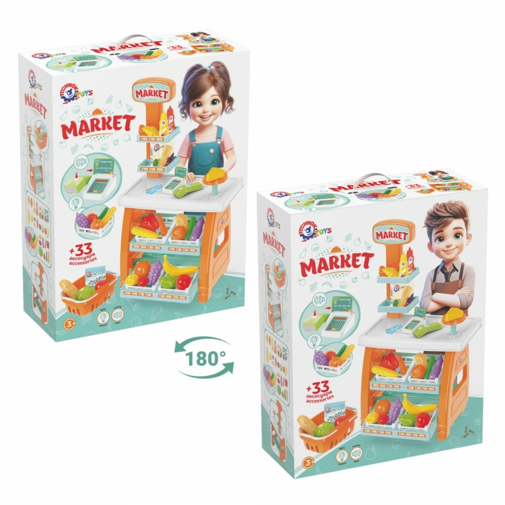 Фото, Відеоогляди іграшковий набір "маркет технок", арт.0730