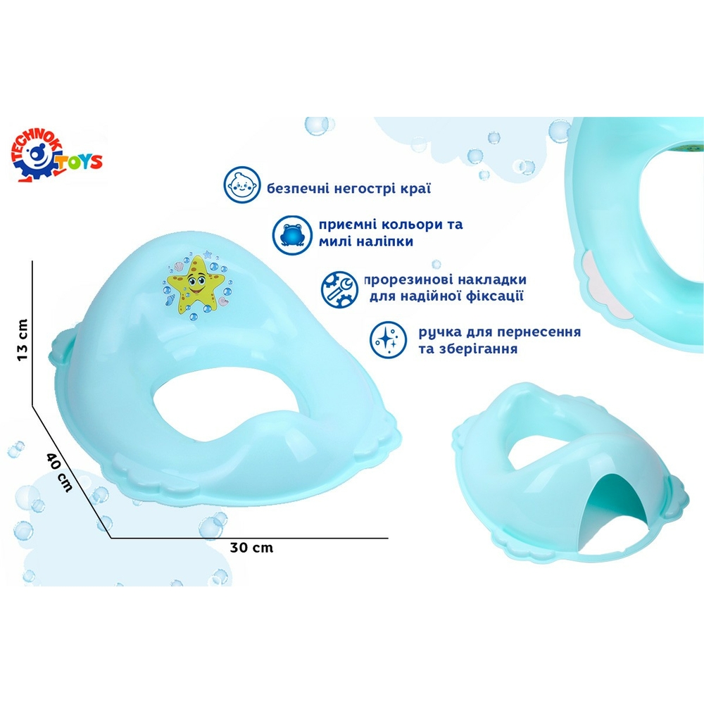 Фото, Відеоогляди накладка на унітаз технок, арт.9093