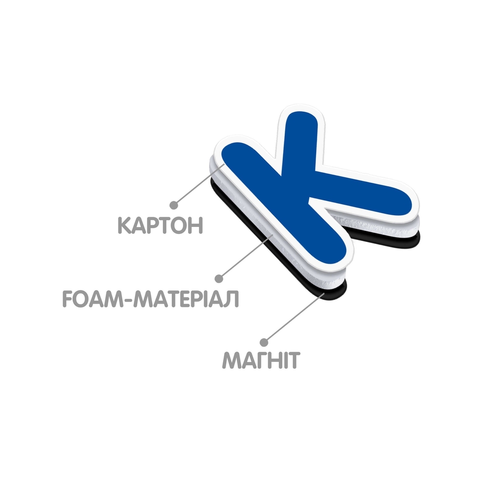 Фото, Відеоогляди абетка на магнітах vt5411-03
