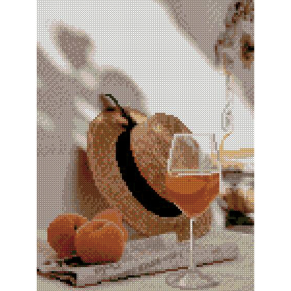 Отзывы  алмазна мозаїка strateg преміум бокал ігристого 30х40 см hx119