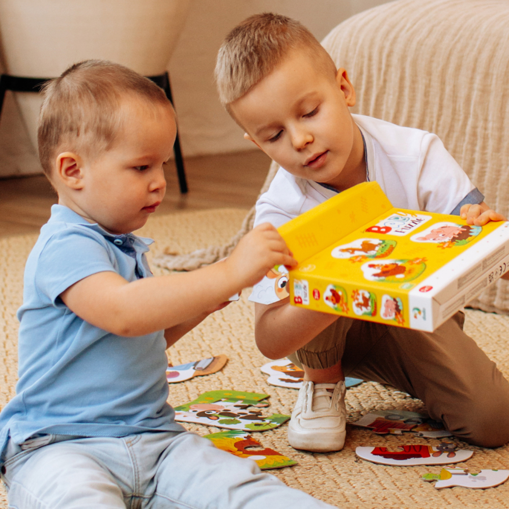 Фото, Відеоогляди набір пазлів 3в1 dodo тваринки