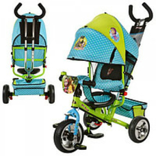 Велосипед MM 0156-01 (1шт) ММ,3 кол EVA Foam(задн20см,пер24см),на подшип,колясоч,гол-зел,ус дв руч, Велосипед MM 0156-01 (1шт) ММ,3 кол EVA Foam(задн20см,пер24см),на подшип,колясоч,гол-зел,ус дв руч,