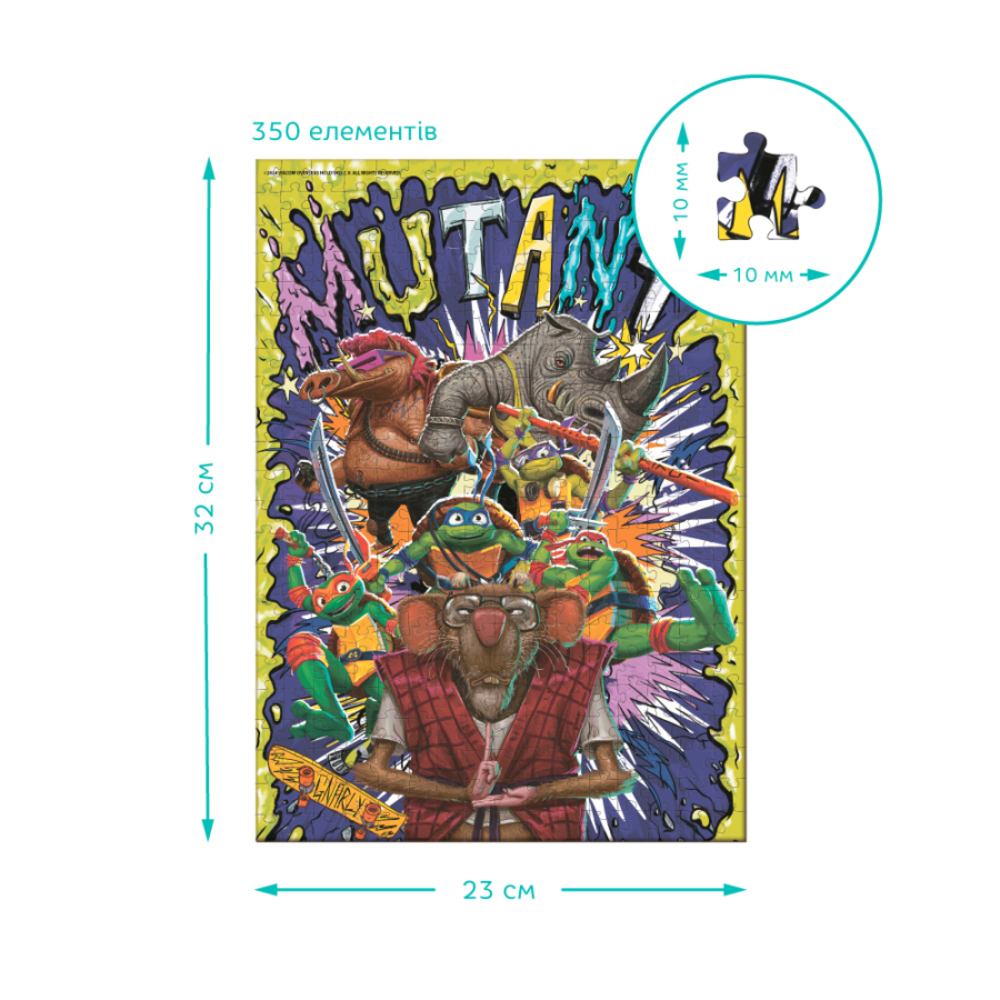 Фото, Відеоогляди пазл dodo tmnt мутантське безчинство