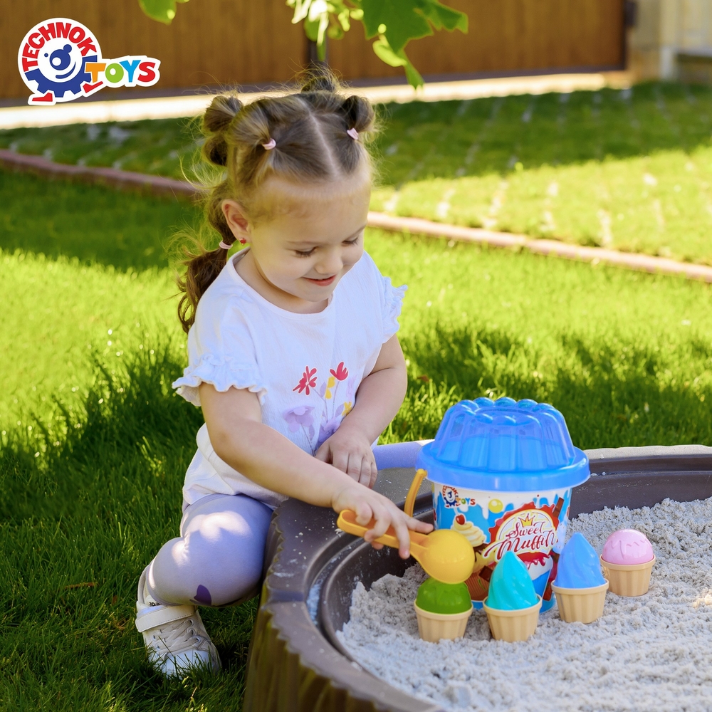 Фото, Видеообзоры іграшка "набір для гри з піском технок", арт.6382