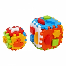 Іграшка куб "Розумний малюк 1+1 ТехноК", арт.1899 Іграшка куб "Розумний малюк 1+1 ТехноК", арт.1899