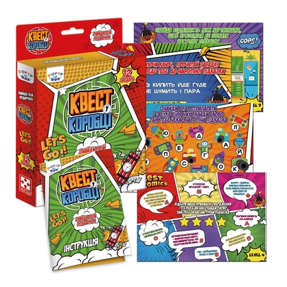 Фото, Відеоогляди гра настільна vladi toys розважальна. квест у коробці комікс. vt5902-04