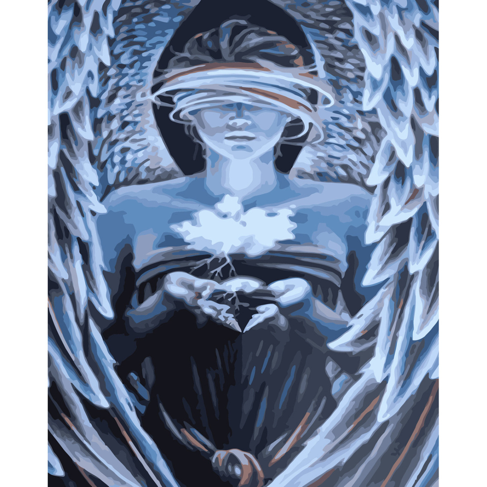 Фото, Видеообзоры картина за номерами strateg преміум глибини душі з лаком розміром 30х40 см (ss-6497)