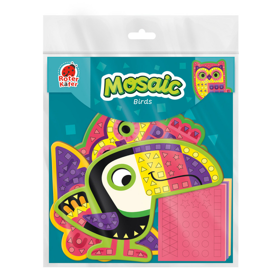 Набір для творчості Roter Käfer м'яка мозаїка. Птахи. RK8010-09