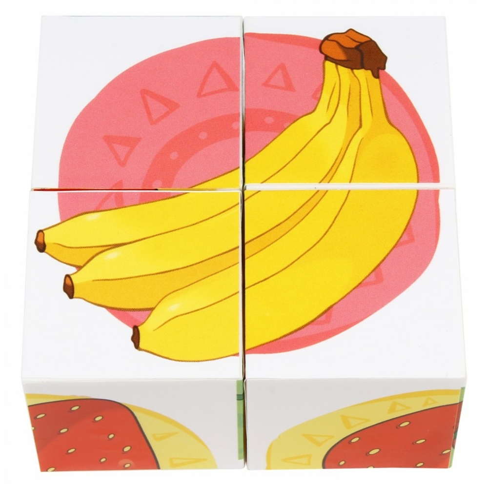 Фото, Видеообзоры іграшка кубики "фрукти технок", арт.1332