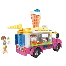 Конструктор COGO Girls 4554 (пляжний фургон) 189 деталей