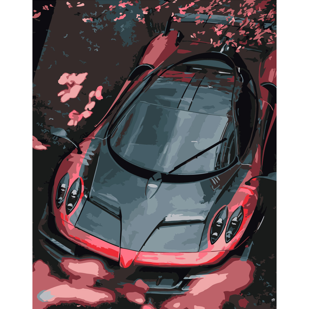 Фото, Відеоогляди картина за номерами strateg преміум суперкар розміром 40х50 см (dy226)