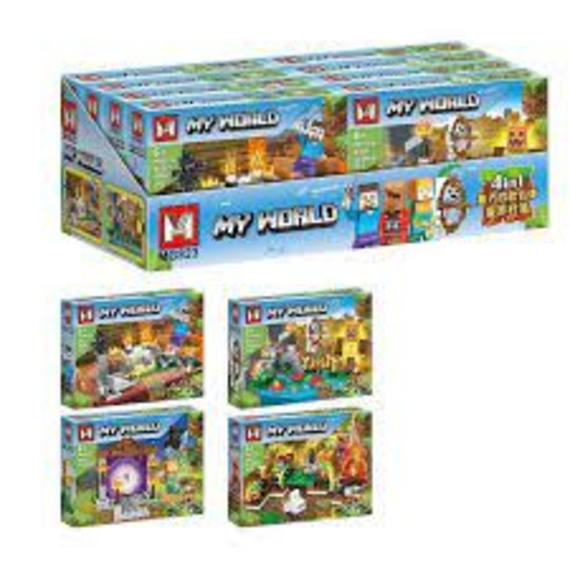 Конструктор MG823 (30/2) 4 в1, герої, 8шт в блоці