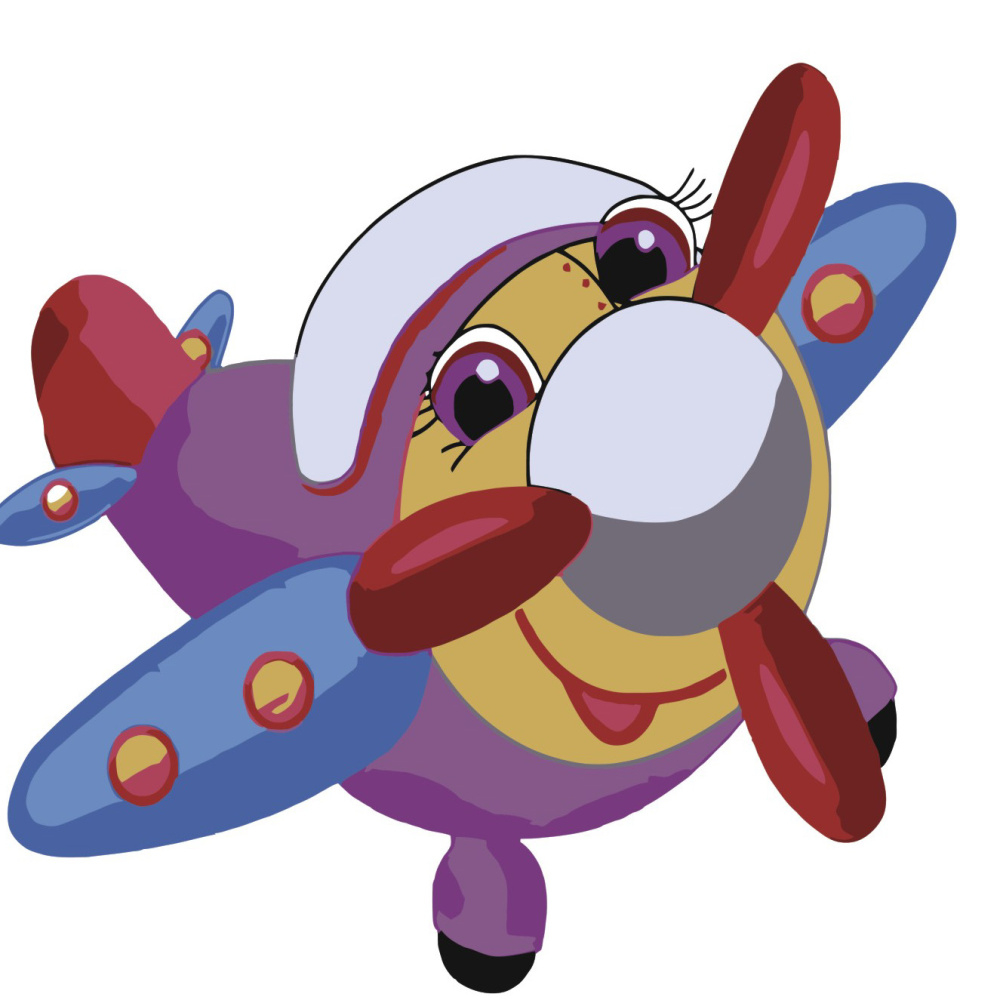 Фото, Відеоогляди картина за номерами strateg преміум веселий літачок з лаком розміром 30х30 см es041