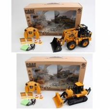 Бульдозер 9204-5 (8шт)р/у муз, в кор.49-28-16см