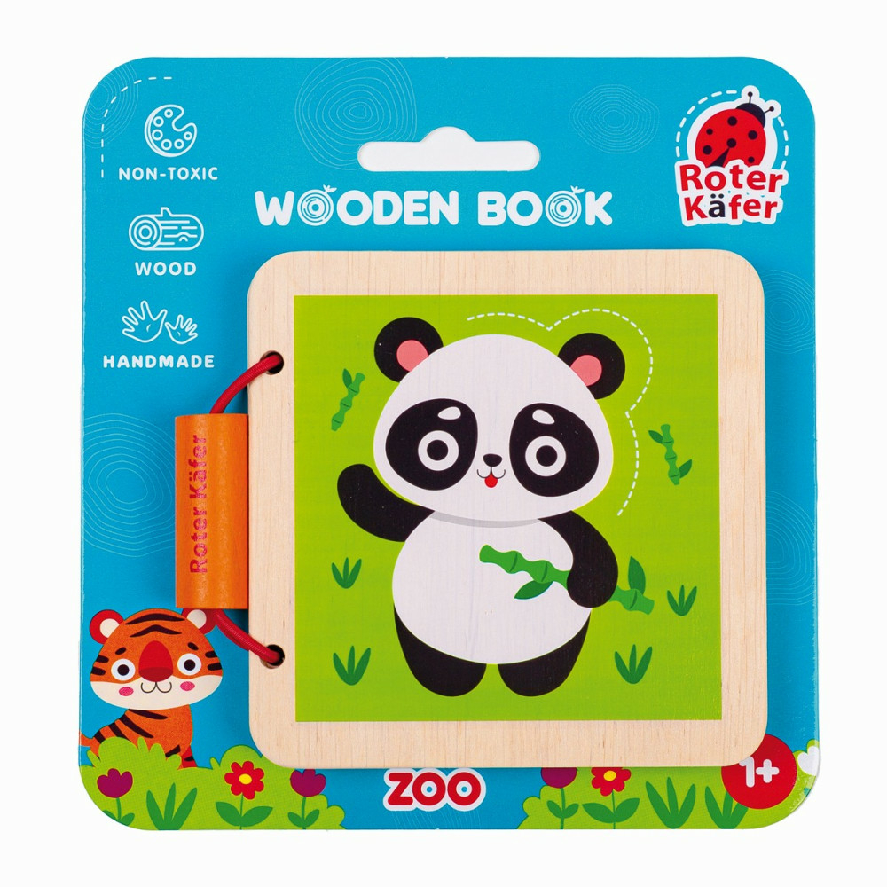 Фото, Видеообзоры дерев'яна книжечка «зоопарк» rw3030