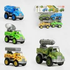 Набір машин 912А-057 (144/2) 4 штуки, спецтехніка, інерція, в пакеті Набір машин 912А-057 (144/2) 4 штуки, спецтехніка, інерція, в пакеті