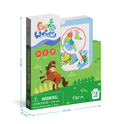 Фото, Відеоогляди набір водних розмальовок dodo ферма