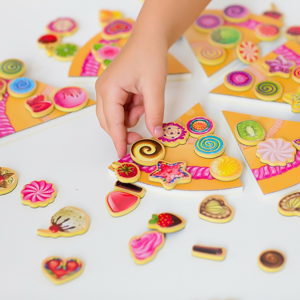 Фото, Відеоогляди гра магнітна «торт» vt3004-01