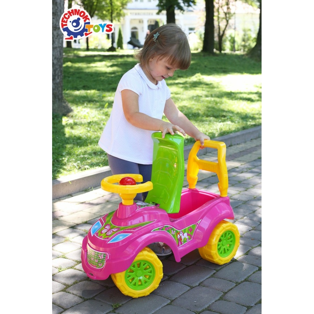 Фото, Видеообзоры іграшка "автомобіль для прогулянок принцеса технок", арт.0793