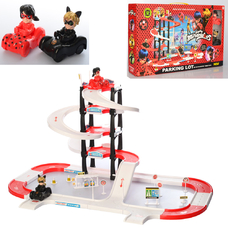 Гараж 553-129 LDC транспорт з фігуркою та дорожніми знаками Гараж 553-129 LDC транспорт з фігуркою та дорожніми знаками