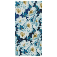 Алмазна мозаїка Strateg ПРЕМІУМ Білі квіти 2 50х25 см BA-0015