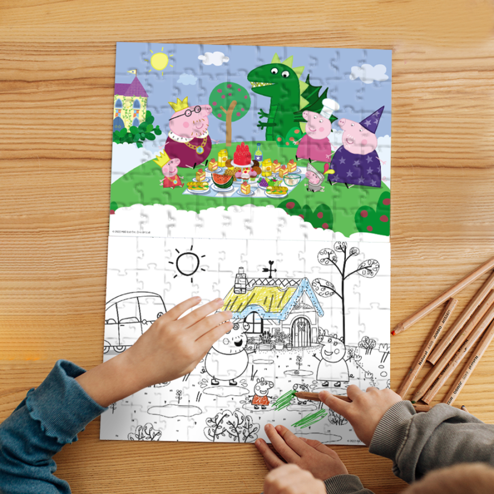 Фото, Відеоогляди пазл 2в1 dodo peppa pig казковий пікнік