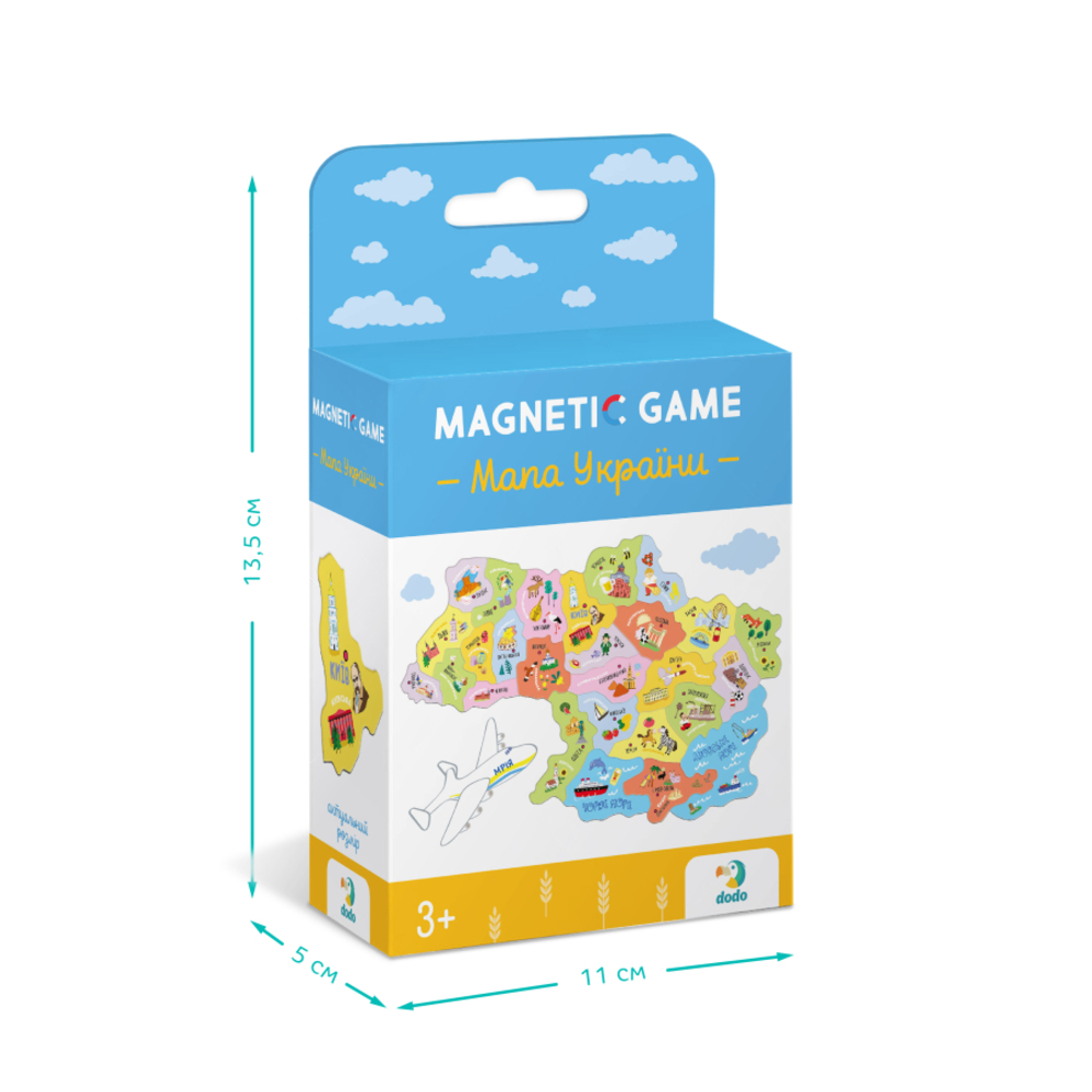 Фото, Відеоогляди пазл dodo магнітна мапа україни