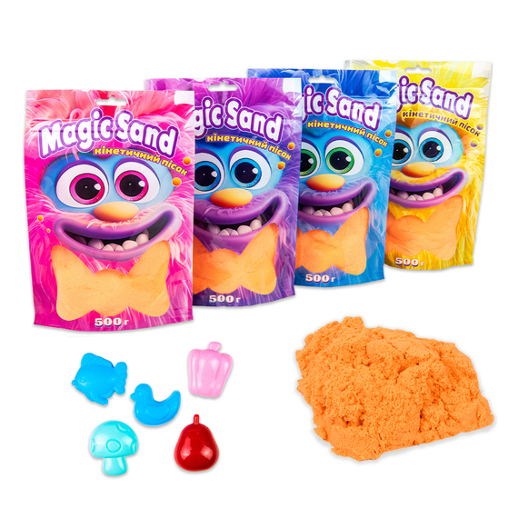 Отзывы  кінетичний пісок strateg magic sand в пакеті 39403-7 помаранчевий, 0,500 кг