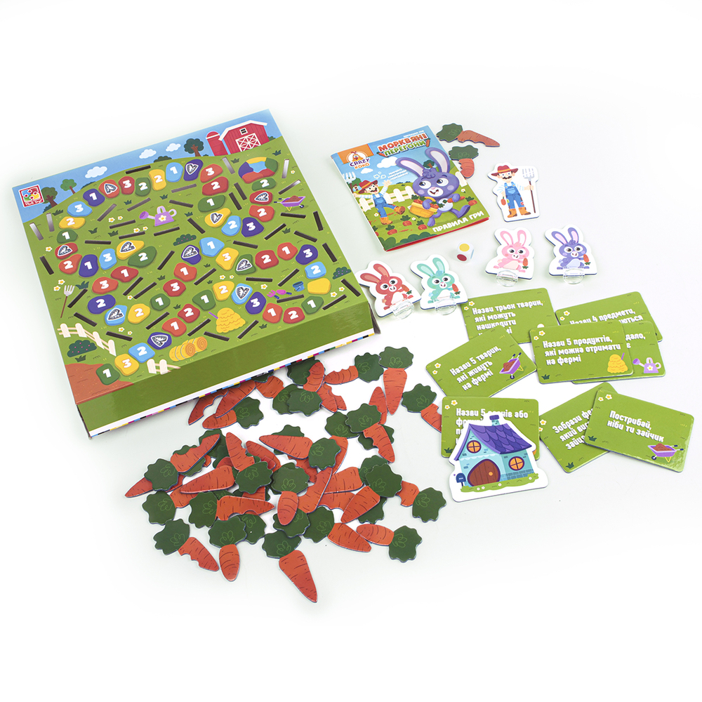 Фото, Видеообзоры гра настільна vladi toys маршрутна. морквяні перегони. vt8055-33