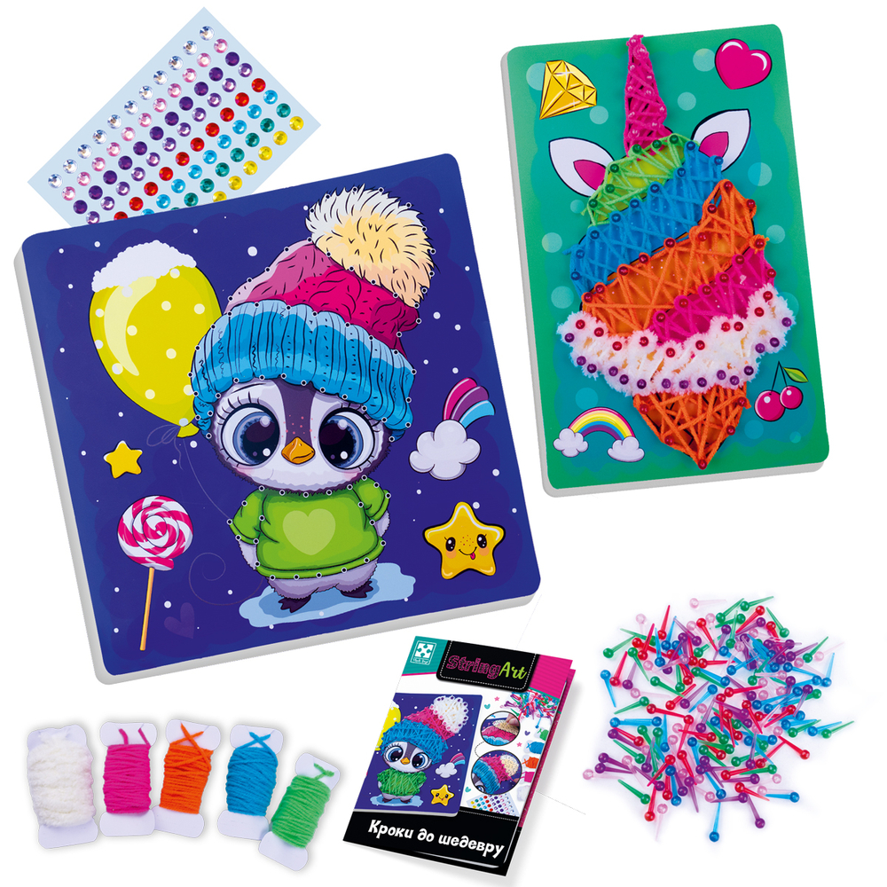 Фото, Видеообзоры набір для творчості vladi toys cтрінг арт. ласунчик. vt4501-21