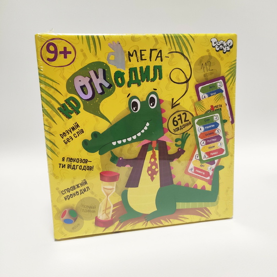 Настільна гра - вікторина «Мега Крокодил» 112 карт (укр) CROC-03-01U