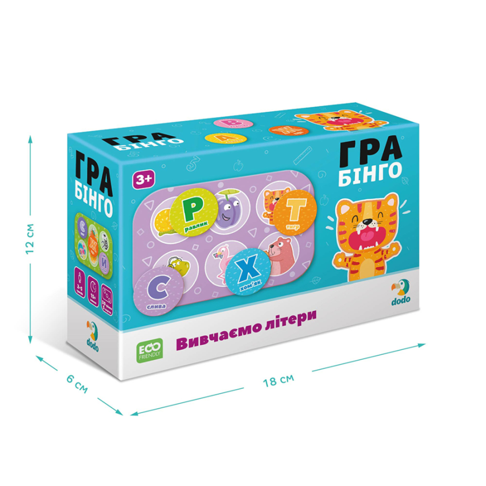 Фото, Відеоогляди настільна гра бінго dodo вивчаємо літери