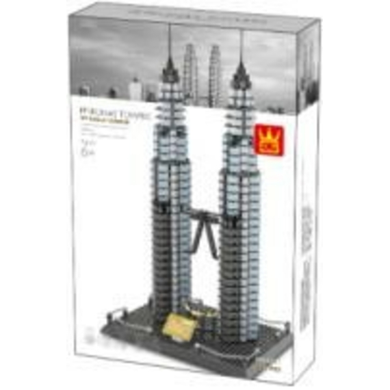 Конструктор Wange 5213 "Шедеври світової культури" вежі Петронас