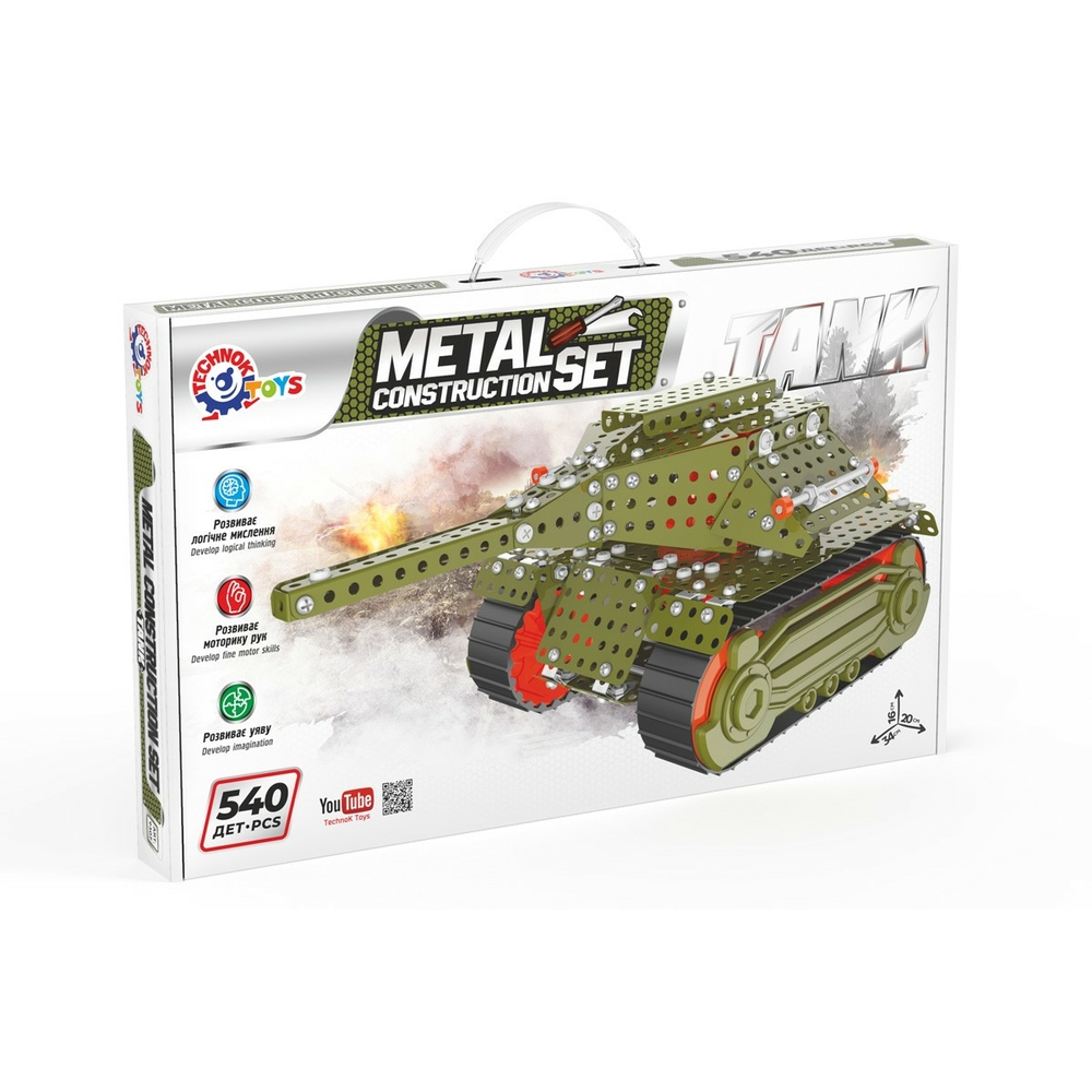 Фото, Видеообзоры іграшка «конструктор металевий технок», арт.9307