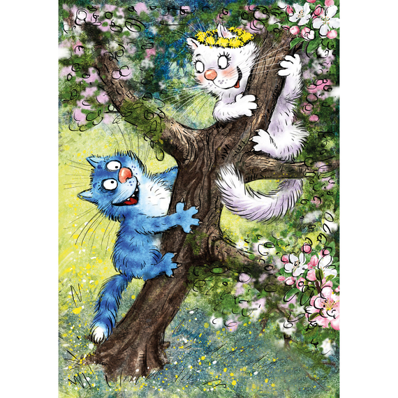 Картина за номерами Strateg ПРЕМІУМ Навздогін з лаком розміром 30х40 см SS-6384