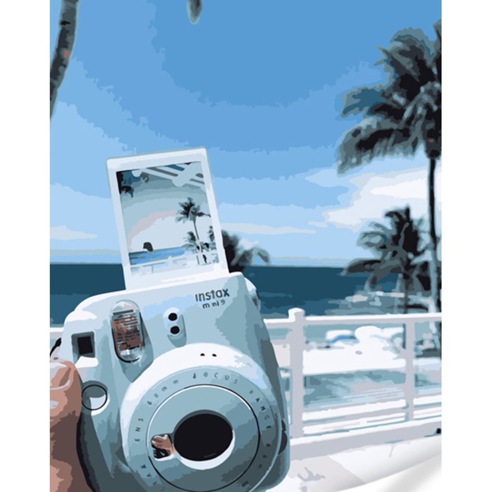 Фото, Видеообзоры картина за номерами strateg преміум спогади про океан розміром 40х50 см (gs867)