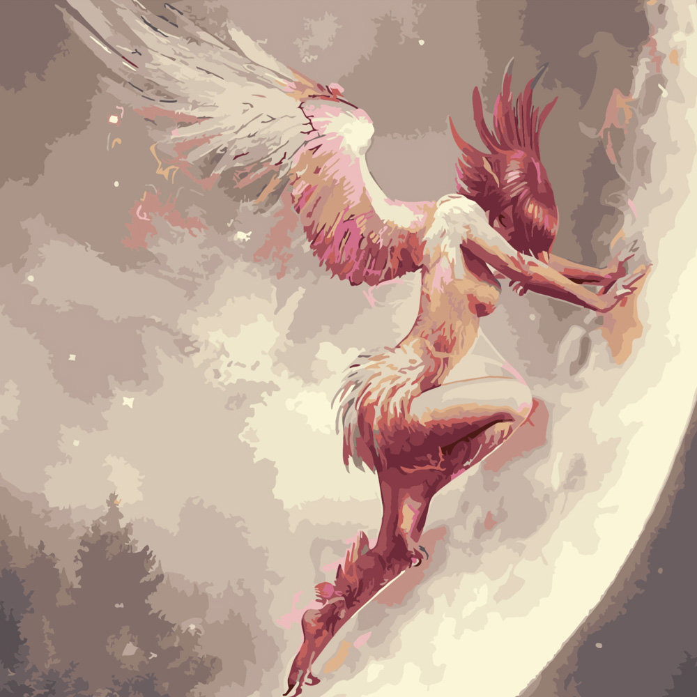 Фото, Відеоогляди картина за номерами strateg преміум янгол розміром 40х40 см (sk032)