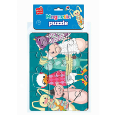 Магнітні пазли А5 «Звірята» VT3301-01