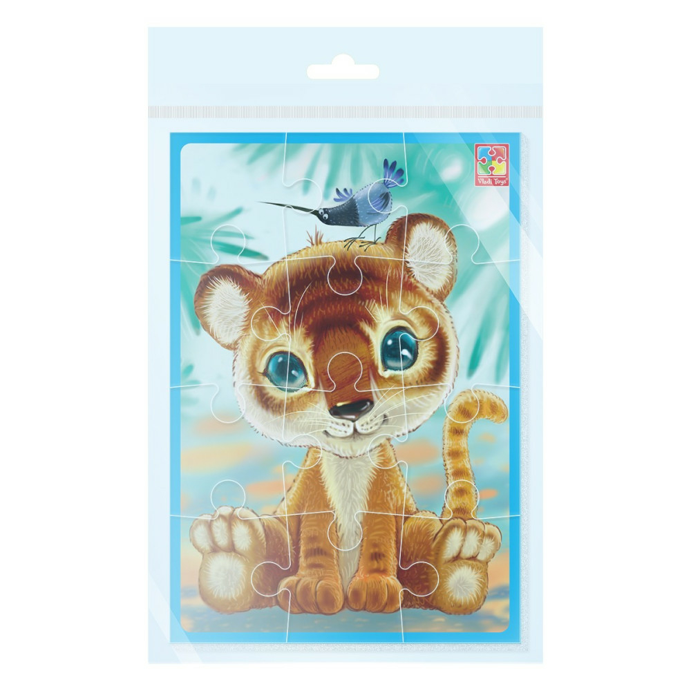 Фото, Відеоогляди гра розвиваюча vladi toys м'які пазли а5 малюк зможе "тигреня"